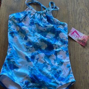 Kanu Surf Ocean Blue Swimsuit Girls